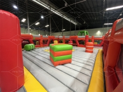 Customized Combo PVC Indoor Trampoline Park Inflatable Giant Playground Amusement Theme Park with Blower