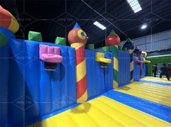 Giant Inflatable Castle Park Outdoor Inflatable Amusement Park Inflatable Fun City for Theme Park