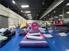 Outdoor PVC Water Pool Float Water Park Inflatable Obstacle Course Aqua Park for Summer Fun Sport Games