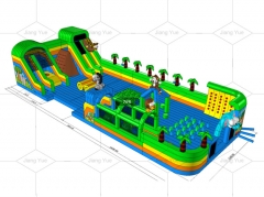 Animal Outdoor Inflatable Playground for Kids Inflatable Amusement Funcity Playground