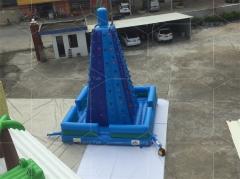 Durable Commercial Climbing Wall Interactive Game Inflatable 0.55mm PVC Sport for Sale Party and Rental