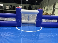 Customized Portable Inflatable Human Foosball Field Inflate Soccer Field Court