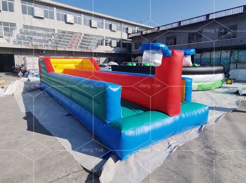 Commercial Grade Inflatable Interactive 2 Lanes Bungee Run Sport Game for Event