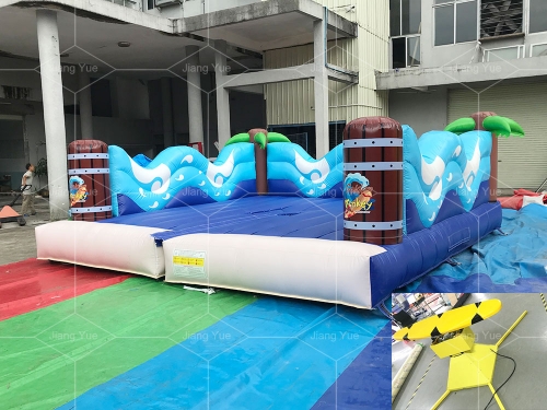 Inflatable Mechanical Surfing Simulator Swing Blow up PVC Material Customizable Size