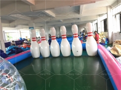 Party Rental Commercial Inflatable Bowling Set Game Bowling Alley Game for Kids and Adults