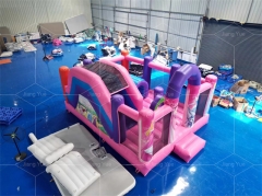 Barbii Girls Party Jumping Castle Slide Game Inflatable Bouncer Pink Bounce House for Sale