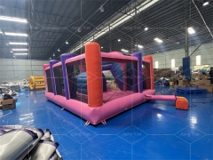 Barbii Girls Party Jumping Castle Slide Game Inflatable Bouncer Pink Bounce House for Sale