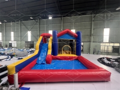 Wholesale Outdoor Inflatable Castle with Pool Customized Jumping Castle
