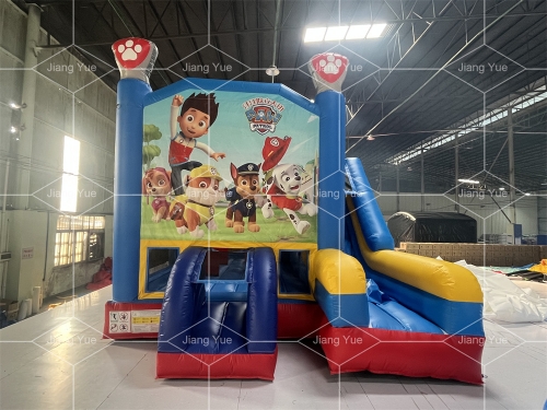 Customize Paw Patrol Cartoon Bounce Castle House Jumping Bouncy Inflatable Bouncer for Kids