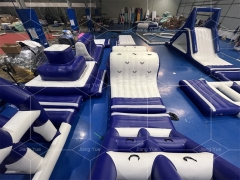 Factory Custom Made Inflatable PVC Foldable Water Park Swimming Pool Games Floating Water Park