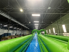 Long Slip N Slide Inflatable City of Water Slide for Adult