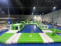 Mobile Land Floating Water Park Pool Inflatable Water Park Equipment Games Aqua Park for Lake