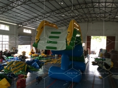 Customized Water Slide Inflatable Boat Slide Yacht Floating Slide For Sale