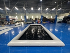 Portable Airtight Cleaning Inflatable Car Wash Mat Inflatable Car Water Collector Containment Mat