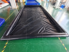 Customized Airtight Pvc Tarpaulin Portable Inflatable Vehicle Wash Mat