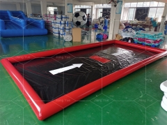 Custom Design Outdoor Big Portable Blow up Inflatable Car Wash Mat With air Pump for Outdoor