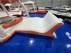 Wholesale Outdoor Inflatable Floating Island Party Bana Aquabanas Platform for Family Party