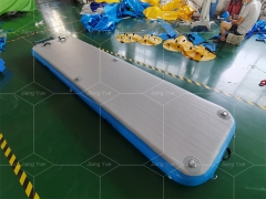 Blue Inflatable Boat Dock Platform