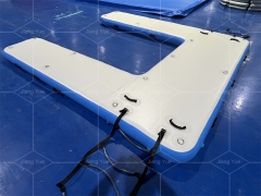 Drop stitch PVC Multifuntional Combination U Shape Inflatable Y Dock Island Floats Inflatable U Dock