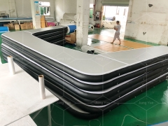 Drop Stitch Pontoon Boat Jet Ski U Deck Platform Inflatable Floating Jetski Dock