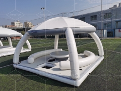 Marina Inflatable Floating Platform Aqua Banas for Yachts and Bathing