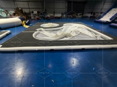 Ocean Sea Floating Inflatable Yacht Pool Swimming Pools With Anti Jellyfish Net for Boat