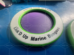 Promotional Lightweight Round Hammock Float Portable Swimming Pool Lounge Inflatable Water Hammock