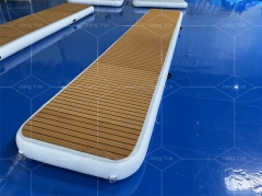 Lightweight Inflatable Gangway Floating Dock Platform Walkway Inflatable Boat Gangway for Yachts Sailboats Lake