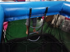 Summer Pvc Tube Inflatable Jellyfish Yacht Pool Inflatable Sea Swimming Pool With Net