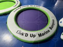 Promotional Lightweight Round Hammock Float Portable Swimming Pool Lounge Inflatable Water Hammock