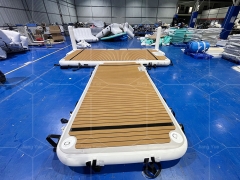 Customized T Shape Water Floating Island Inflatable Pontoons Platform Dock for Jetski