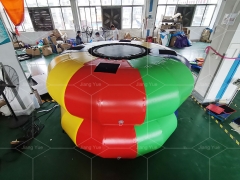 Customized PVC Outdoor Summer Fun Inflatable Trampoline Water Game and Jump Floated Trampoline