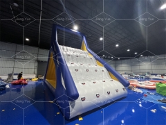Inflatable Floating Water Park Trampoline Water Triangle Slide for Adults and Children
