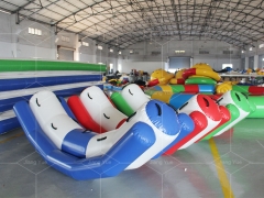 Commercial PVC Floating Sport Games for Lake Inflatable Water Park Toys Inflatable Water Seesaw for Sale