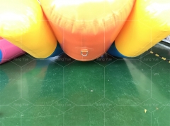 Inflatables Water Games Customized Double Tubes Inflatable Water Seesaw