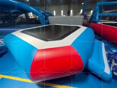 Cheap CE Certified PVC Material Inflatable Water Trampoline Floating Trampoline for Sea Lake