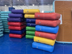 Wholesale Inflatable Runway Wiggle Bridge Pool Toys Inflatable Water Sports Floating Bridge Floating Water Mat for Water Park