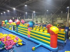 Commercial PVC Carnival Advertisement Inflatable Arch For Bouncy Castle Park